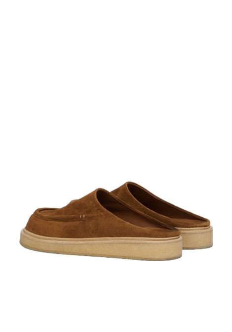 sabot suede uomo marroni MARNI | SBMR004004 P524600M30